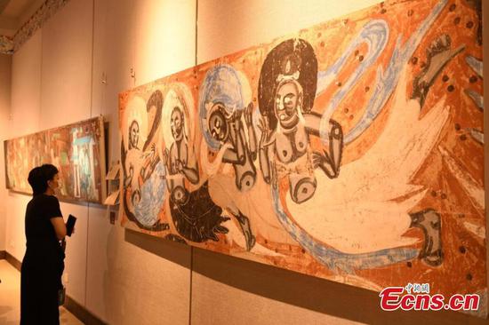Dunhuang fresco artworks debut in Chongqing for first time