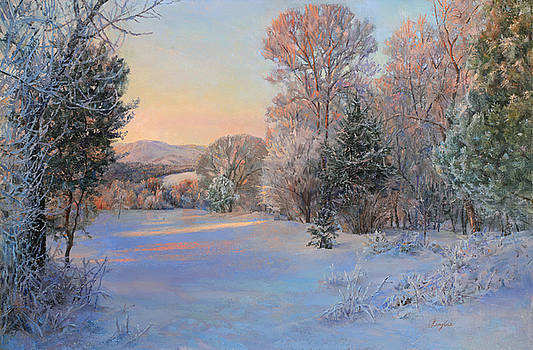 winter-landscape-in-the-morning-galina-gladkaya