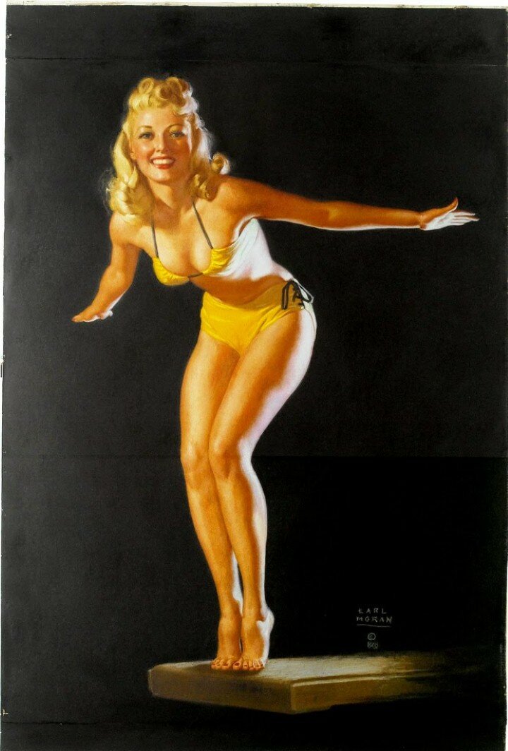 Earl Moran. Pin Up  2