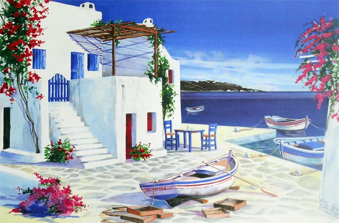 André Savy - Santorini Walkway - Tutt'Art@  (4) (700x460, 69Kb)