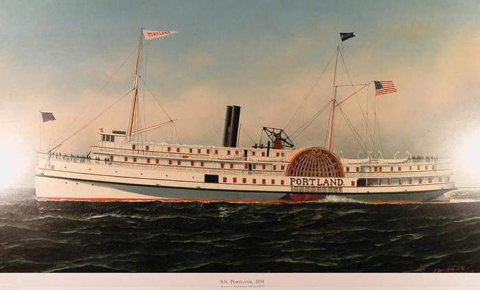 SS Portland, lithography