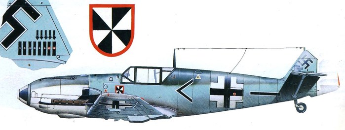 Bf-109E4   II-JG3 (700x264, 43Kb)