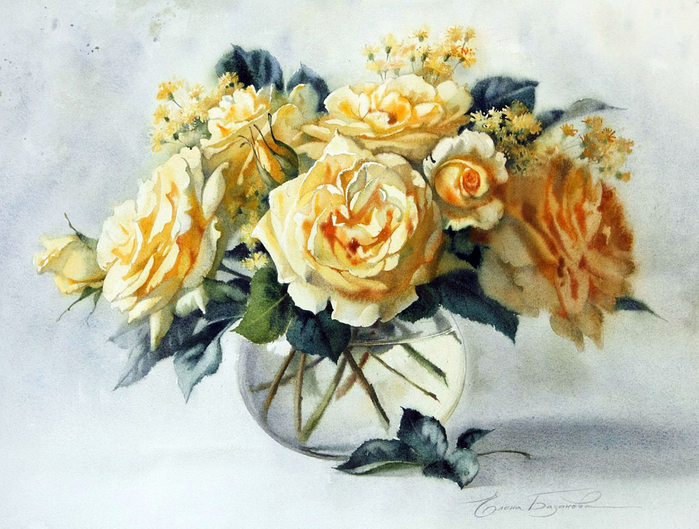 Жёлтые розы (700x529, 412Kb)