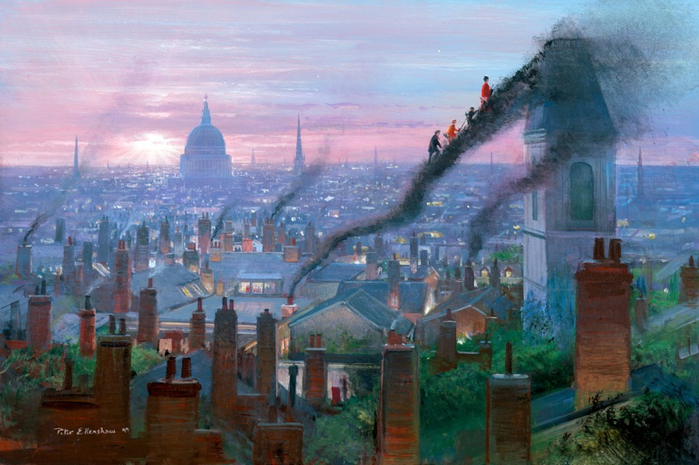 Smoke_Staircase_Mary_Poppins_Giclee_on_Canvas_by_Peter_Ellenshaw_yapfiles.ru (700x465, 373Kb)
