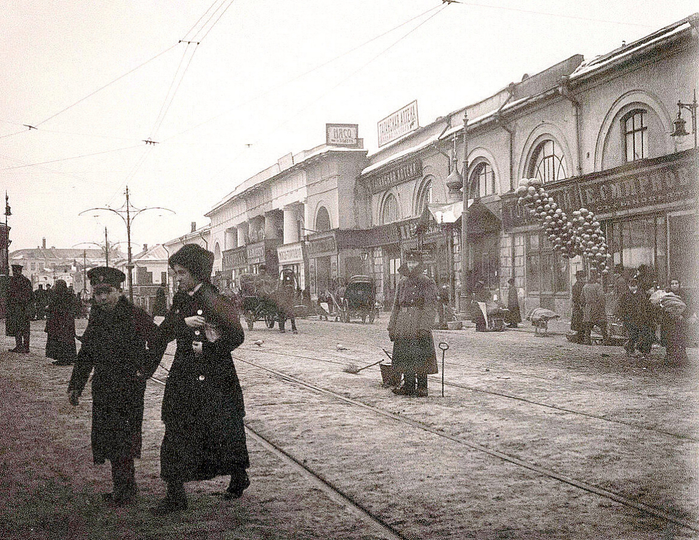  оссия Москва, Таганская площадь в 1912 году (700x540, 518Kb)