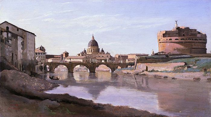 800px-View_of_Rome_-_The_Bridge_and_Castel_Sant'Angelo_with_the_Cuploa_of_St._Peter's (700x387, 56Kb)
