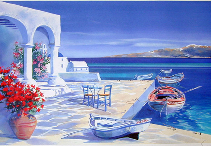 André Savy - Santorini Walkway - Tutt'Art@  (5) (700x484, 92Kb)