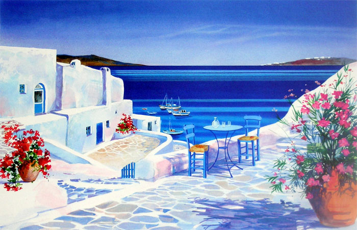 André Savy - Santorini Walkway - Tutt'Art@  (9) (700x451, 95Kb)