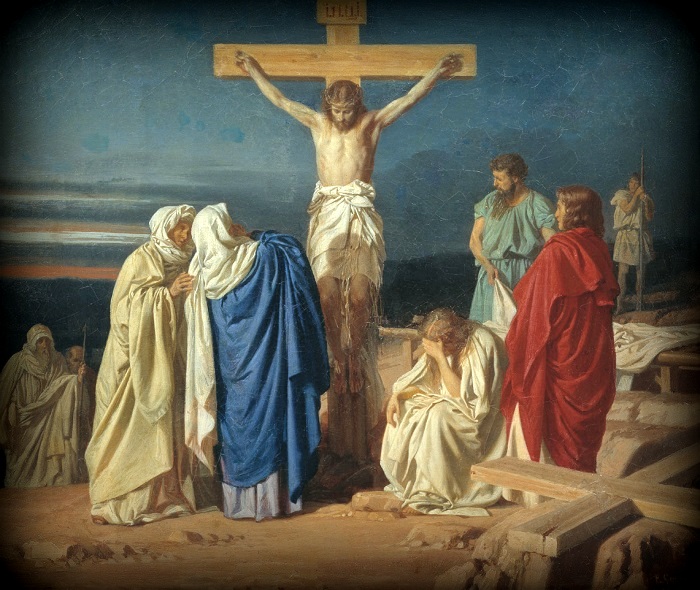 Evgraf_Semenovich_Sorokin_-_Crucifixion - 1 (700x590, 173Kb)