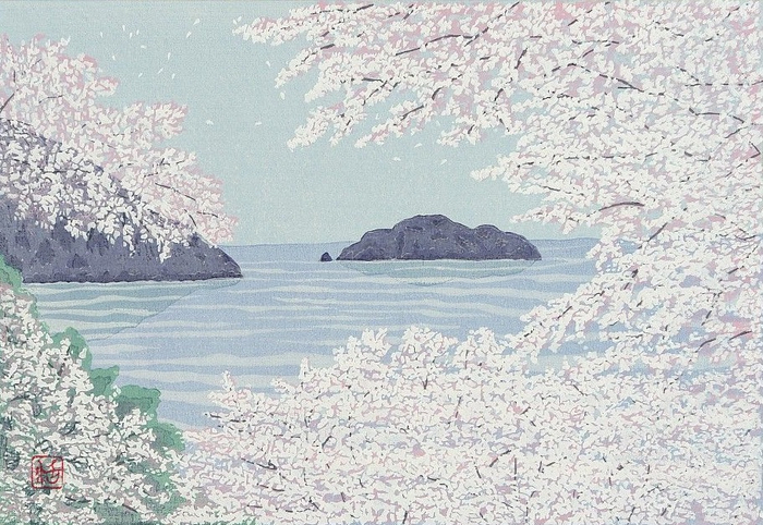Spring at Lake Biwa (700x482, 414Kb)