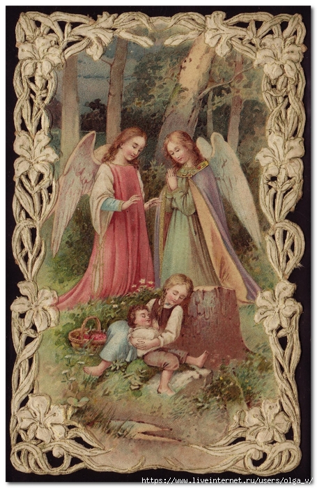 untitles angels and children in woods (455x700, 330Kb)