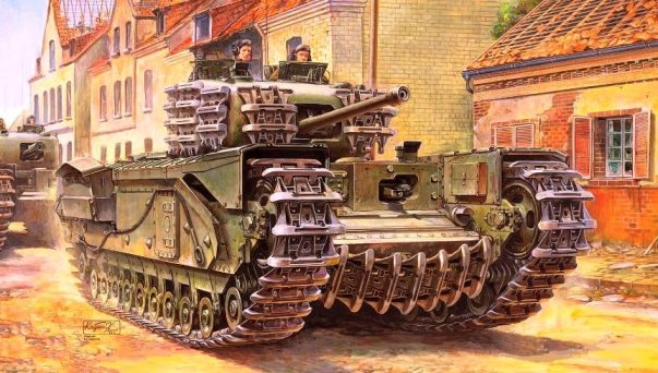 01 танк Черчилл (603x342, 230Kb)
