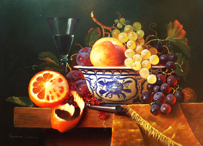 Raymond-Campbell-Still-Life-Fruit-Bowl (700x505, 503Kb)