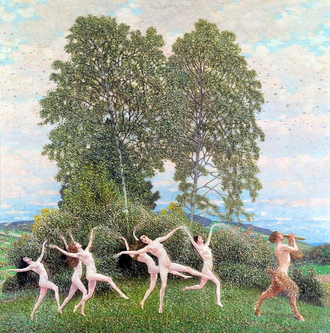 0 0 Аллегория весны или Танец фавна (The dance of the Fawn). 1898 (672x679, 580Kb)