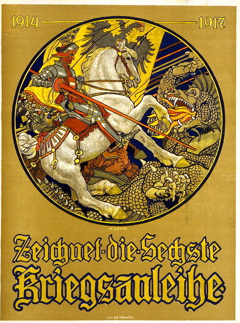 0 0 Подпишитесь на шестой военный кредит (Zeichnet die sechste Kriegsanleihe). 1917 (476x641, 504Kb)