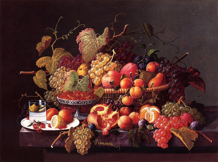 Still Life with Pomegranates (700x522, 430Kb)