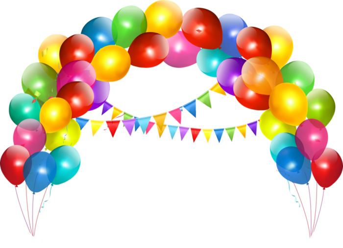 Transparent_Balloon_Arch_with_Decoration_Clipart (700x507, 241Kb)