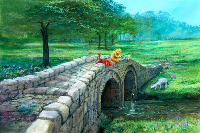 Fishing_with_Friends_Winnie_the_Pooh_Giclee_on_Canvas_by_Peter_Ellenshaw_yapfiles.ru (700x466, 450Kb)