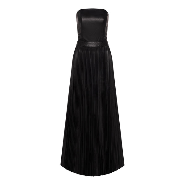 Tiara Vegan Leather Gown