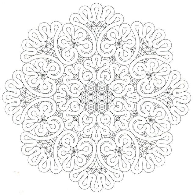 Romanian Point lace pattern