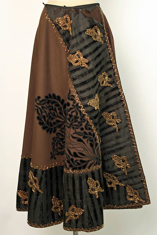 Skirt, late 19th century, Spanish