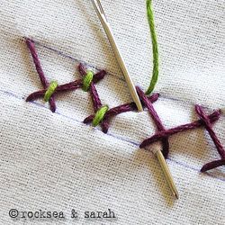Such an unusual stitch. Great tutorials on this site...maybe some day I'll try it.