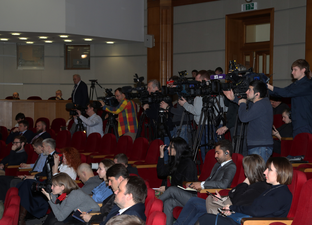 В пресс-центре МИД России состоялась пресс-конференция НАК для российских и иностранных журналистов