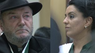 George Galloway and Naz Shah
