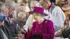 The Queen held last year's Maundy Thursday service at Blackburn Cathedral