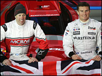 Colin McRae and David Coulthard were due to team up again in the Race of Champions