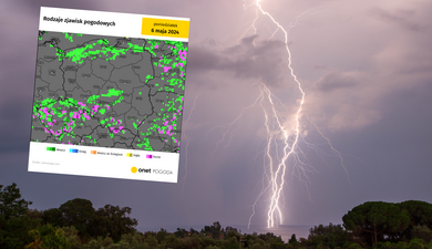 Zapowiada się kolejny niespokojny dzień. Wiemy, gdzie tym razem przejdą burze z gradem [PROGNOZA]