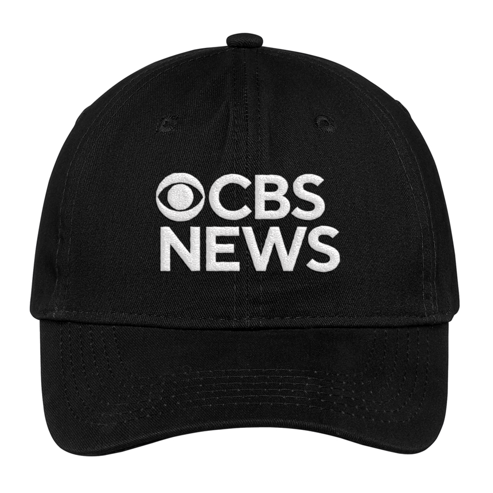 CBS News Logo Bestickter Hut