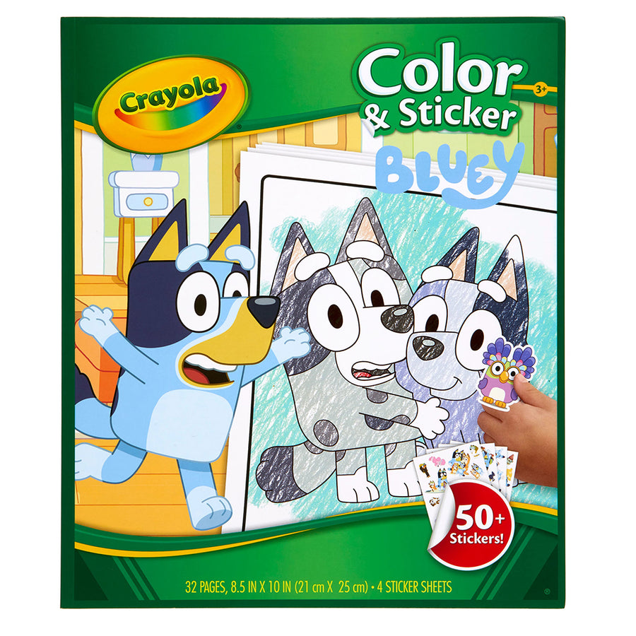 Bluey: Color and Sticker Book