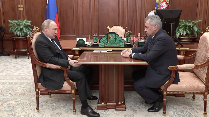 Встреча с Министром обороны Сергеем Шойгу