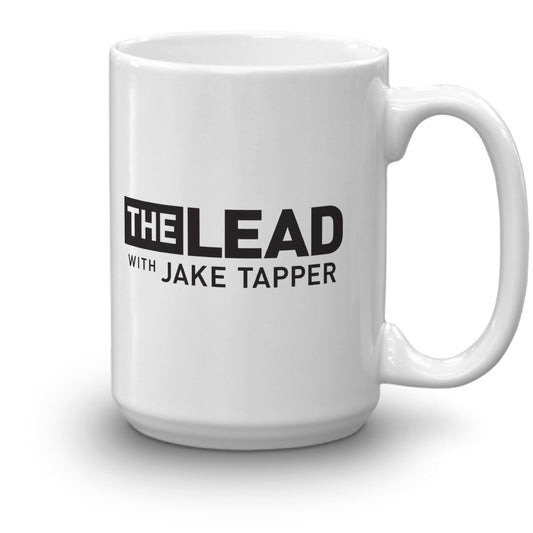 The Lead with Jake Tapper Logo White Mug-4