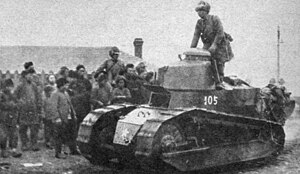 Японский танк Renault FT17 в Маньчжурии
