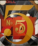 Charles Demuth, I Saw the Figure 5 in Gold, 1928, Metropolitan Museum of Art, Precisionism