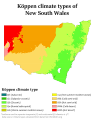 Image 6Köppen climate types in New South Wales (from Geography of New South Wales)