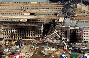 Aftermath at the Pentagon from the September 11 attacks