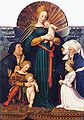 Донаторский портрет: «Дармштадтская мадонна» кисти Гольбейна изображает семью Якова Мейера на коленях перед Девой. Является ранним примером семейного портрета, ещё не отделившегося от религиозного