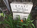 Состояние захоронения Ламановых-Каютовых-Крахт на Ваганьковском кладбище на 8 мая 2016 года
