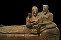 Этрусский «Саркофаг супругов» в Национальном этрусском музее, ок. 520 г. до н. э.