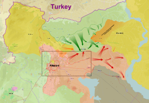 Военные действия в районе сирийско-турецкой границы