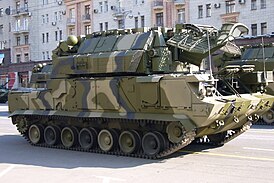 Боевая машина 9А331-1 на репетиции Парада победы в Москве
