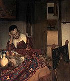 Спящая девушка. 1656—1657. Холст, масло. Метрополитен-музей. Нью-Йорк
