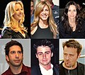 Image 54Friends, which premiered on NBC in 1994 became one of the most popular sitcoms of all time. From left, clockwise: Lisa Kudrow, Jennifer Aniston, Courteney Cox, Matthew Perry, Matt LeBlanc, and David Schwimmer, the six main actors of Friends. (from 1990s)