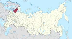 Республика Карелия на карте