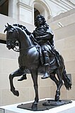 Ф. Жирардон. Конная статуя короля Людовика XIV. 1692 (реплика). Лувр, Париж