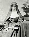Image 7Saint Mary Mackillop (1842–1909) co-founded an order of nuns in rural South Australia in 1866 and became the first Australian saint of the Catholic Church in 2010. (from History of South Australia)