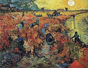 Винсент Ван Гог. «Красные виноградники в Арле», 1888 год
